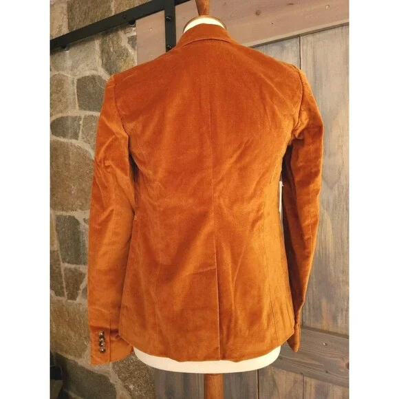 Wilfred Mona Velvet Blazer Single-button, Velvet Blazer Size 2 - Picture 2 of 9